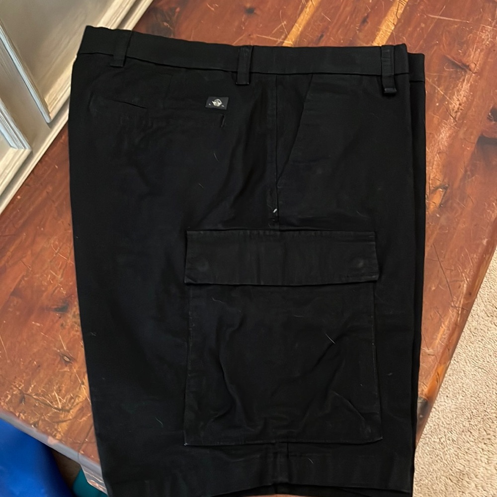 Black Dockers cargo shorts. Worn once.